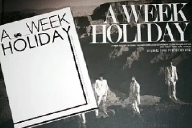 동방신기 A WEEK HOLYDAY 화보&DVD