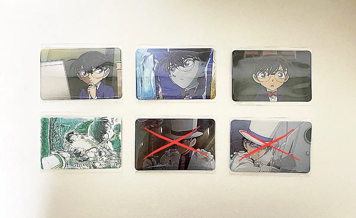 Detective Conan Pentagram Official photocard Conan the Barbarian Kaito Kid Gotho Kid