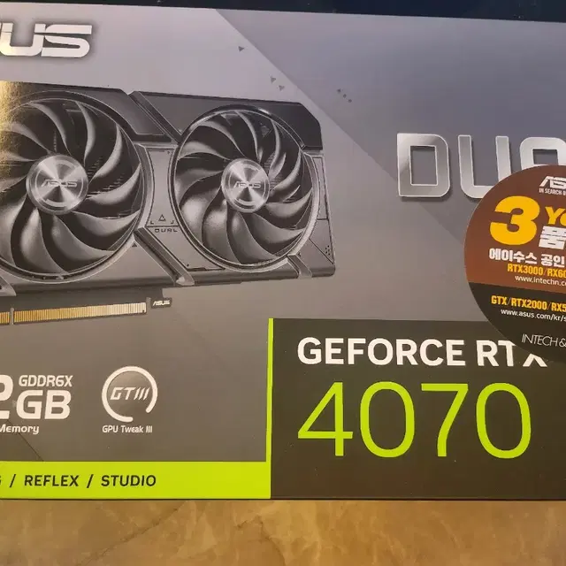 [풀박스] RTX4070 DUAL OC 12GB 팝니다