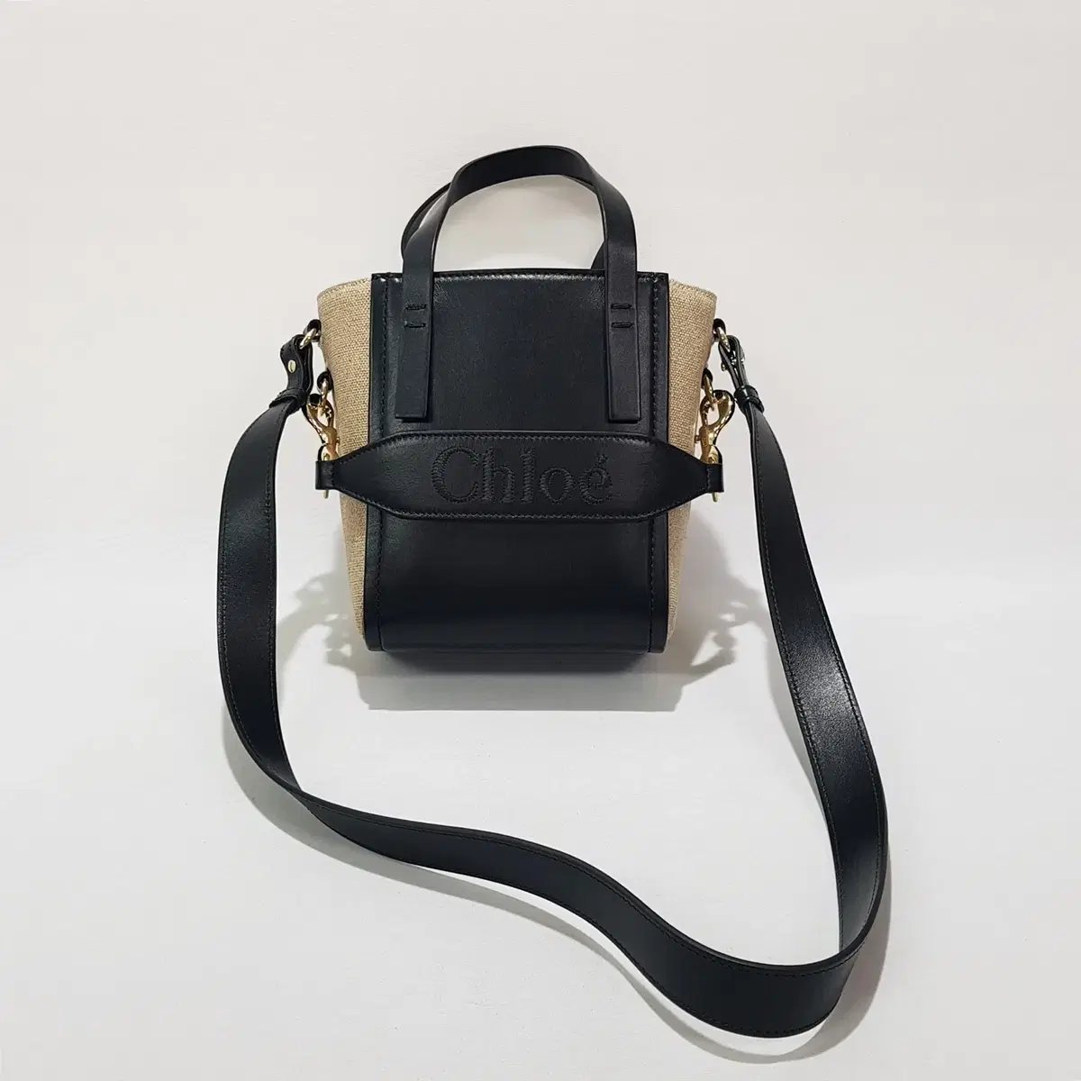 Genuine) Chloé Sense Logo Small Tote Bag