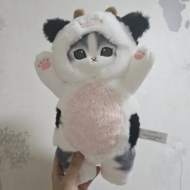 모후샌드 고양이 젖소 30cm 인형 판매합니다