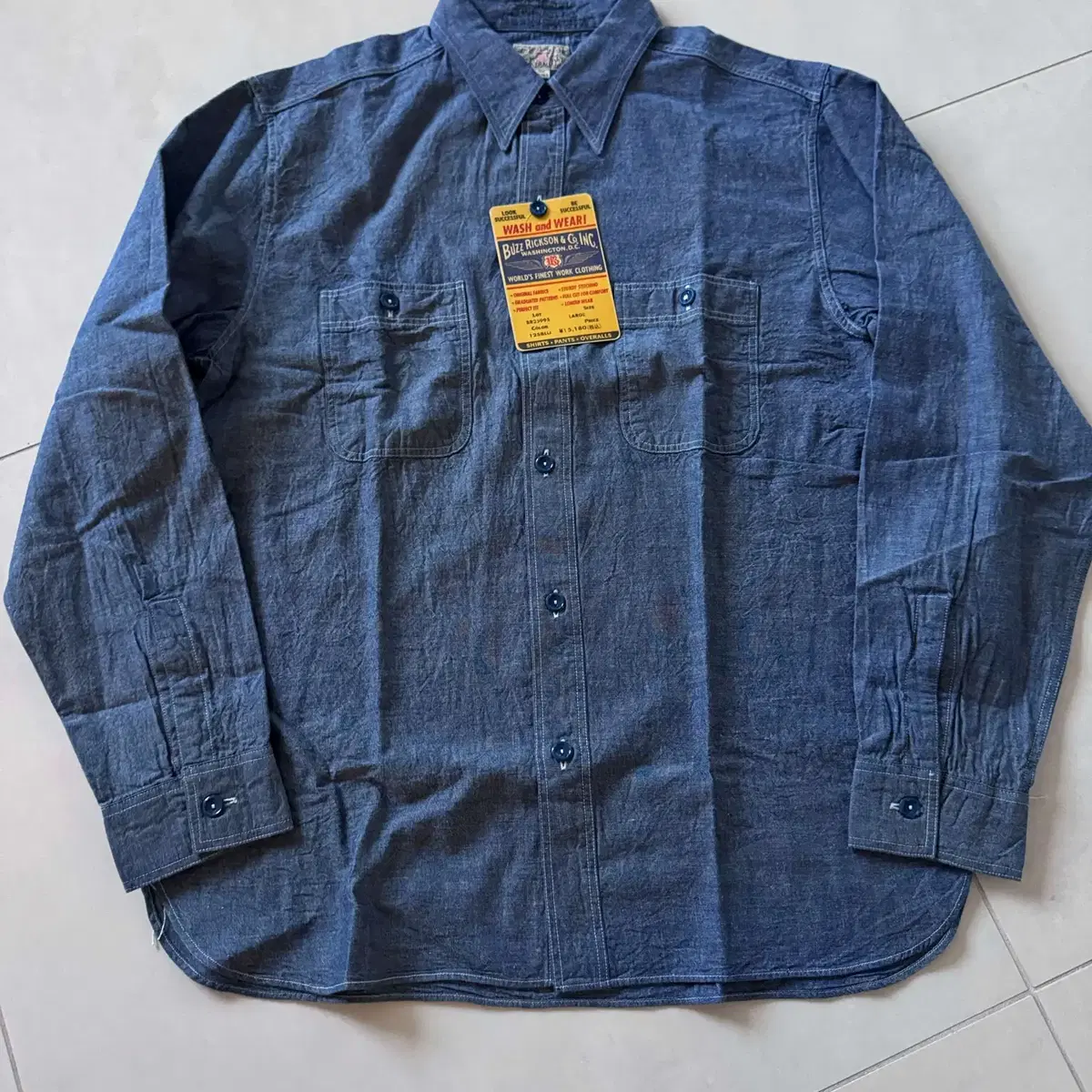 buzz rickson work shirt 버즈릭슨 워크 셔츠