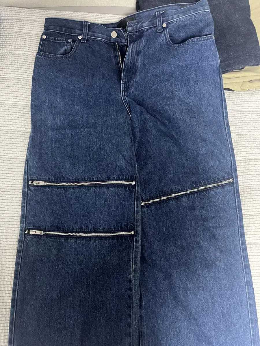 Helmut Lang Denim Zipper Pants Pants Size 33