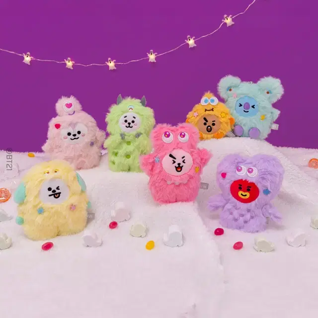 BT21 일본 몬스터시리즈 마스코트키링