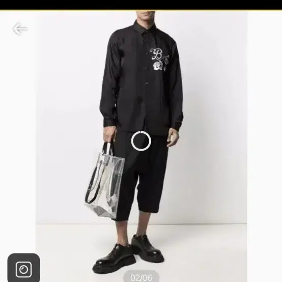 comme des garcons 꼼데가르송 블랙 셔츠