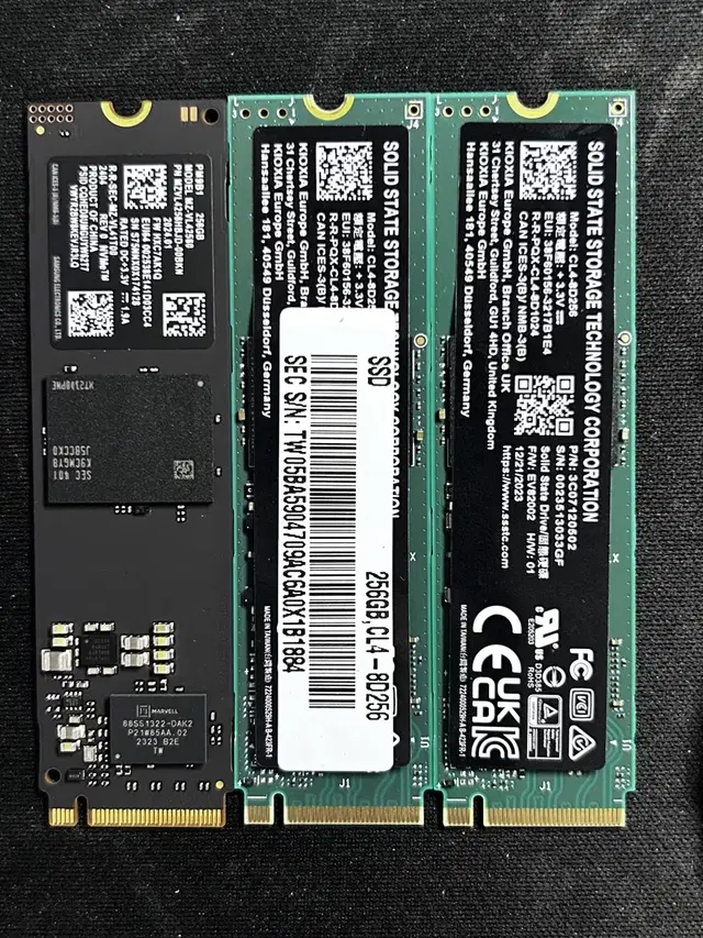 SSD NVMe 256G 삼성PC 적출 신품