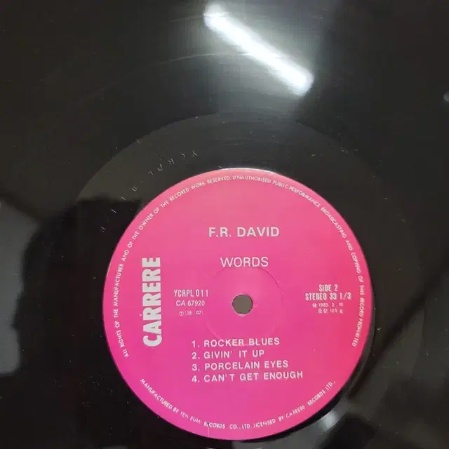 F.R.DAVID LP