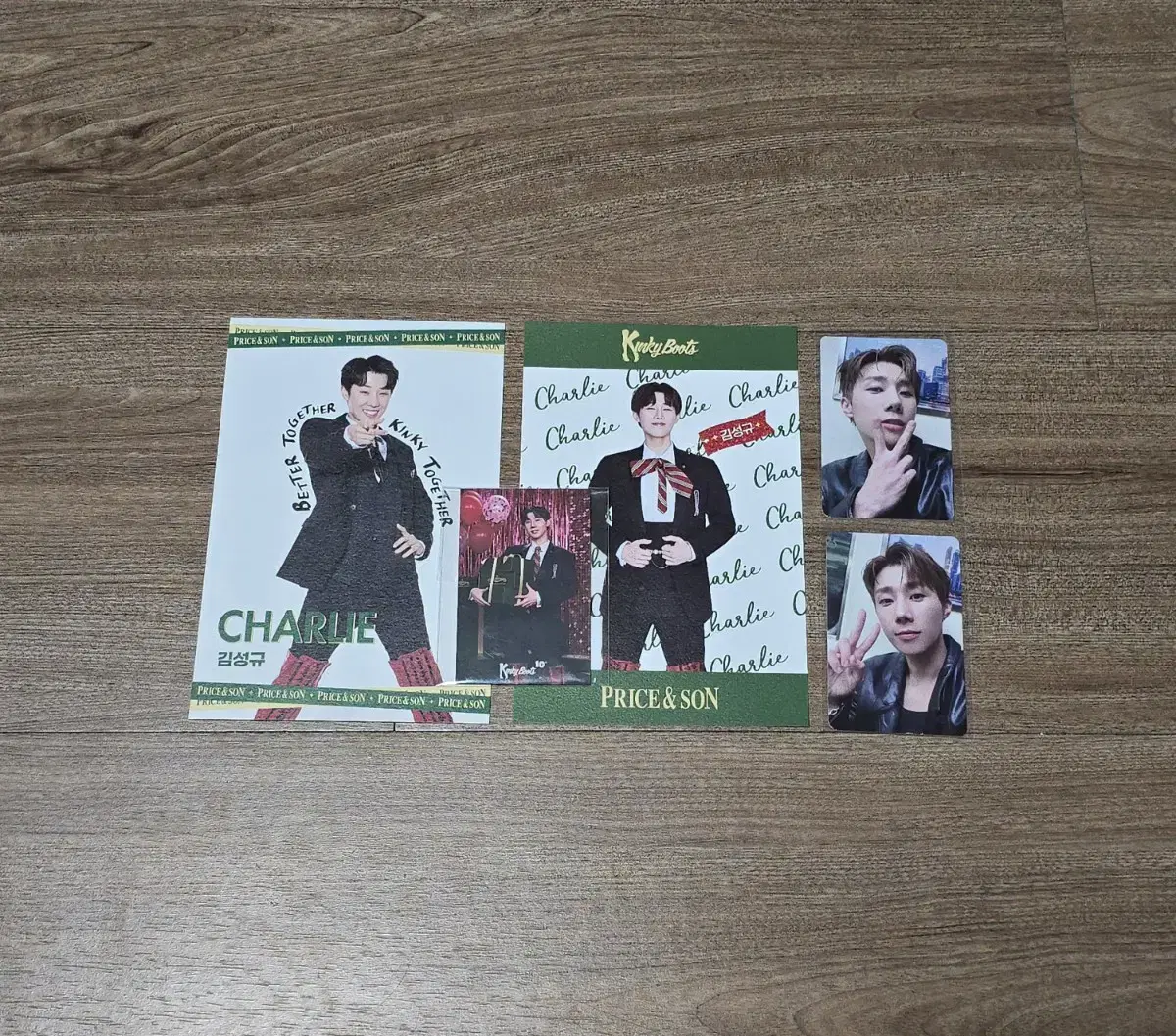 Kim Sungkyu sungkyu Kingie Kingie Boots Sanka ld Amulet photocard Welcome Kit postcard Unreleased photocard