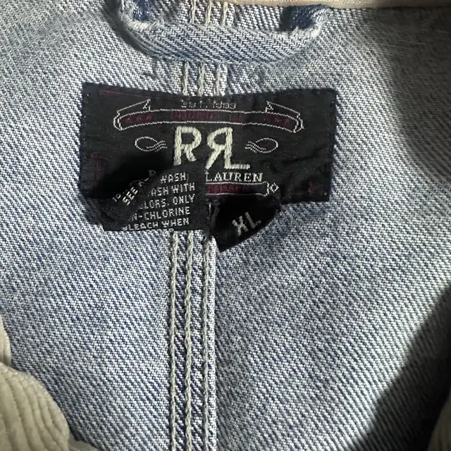 Rrl 코듀로이 데님자켓 xl