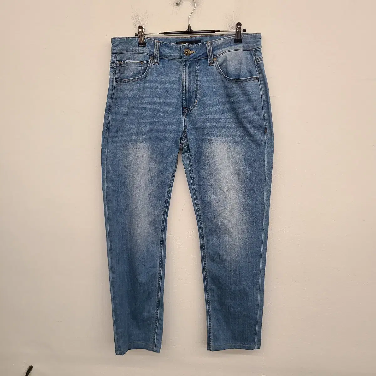 [32 inch] ACP Washed Spandex Denim Pants Jeans