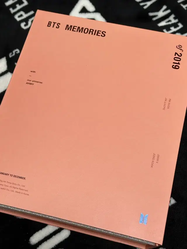 bts 방탄소년단 2019 메모리즈 dvd (위버스 특전 포함)