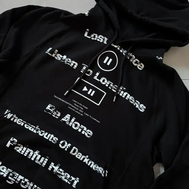 SOLOIST 솔로이스트 listen to this hoodie 후드티