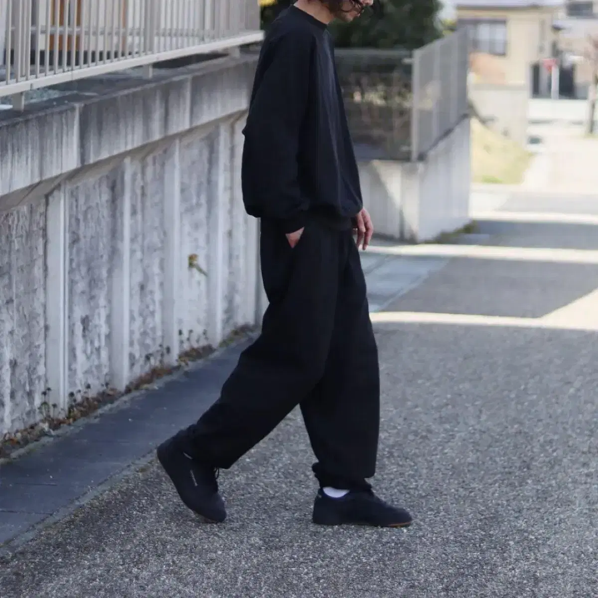 (full set)Komori Gamendai Sweatpants Black