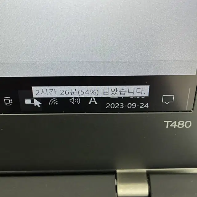 씽크패드 T480 i5 8350U 터치스크린 14인치 램 16