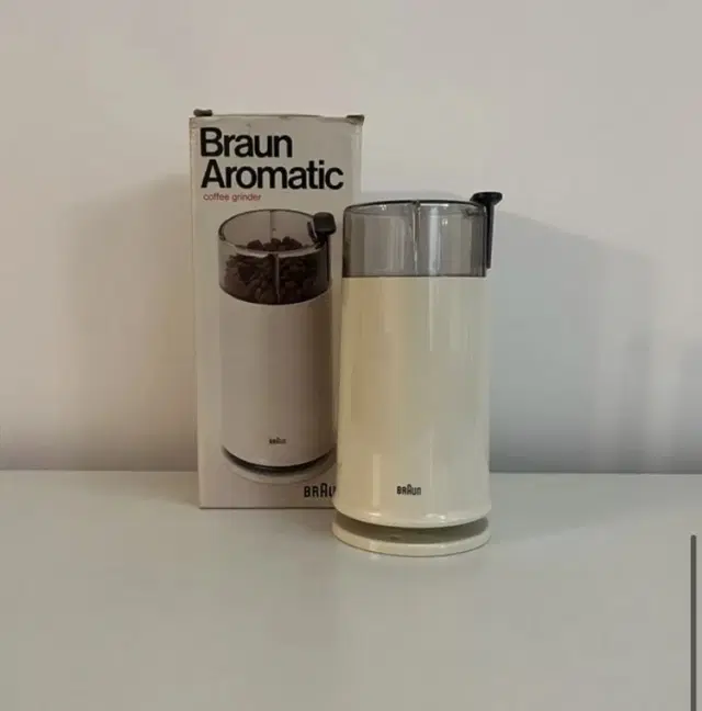 빈티지) 1980년대 braun ksm 2 coffee grinder 커