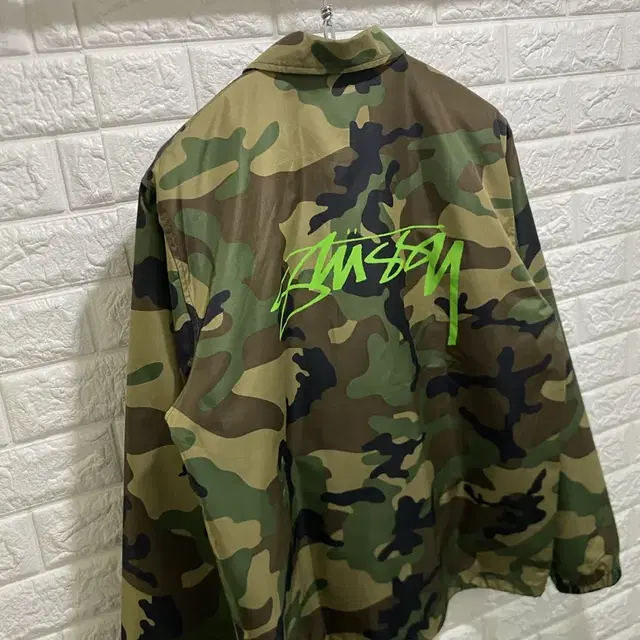 Stussy Camo Basic Logo Coach Jacket