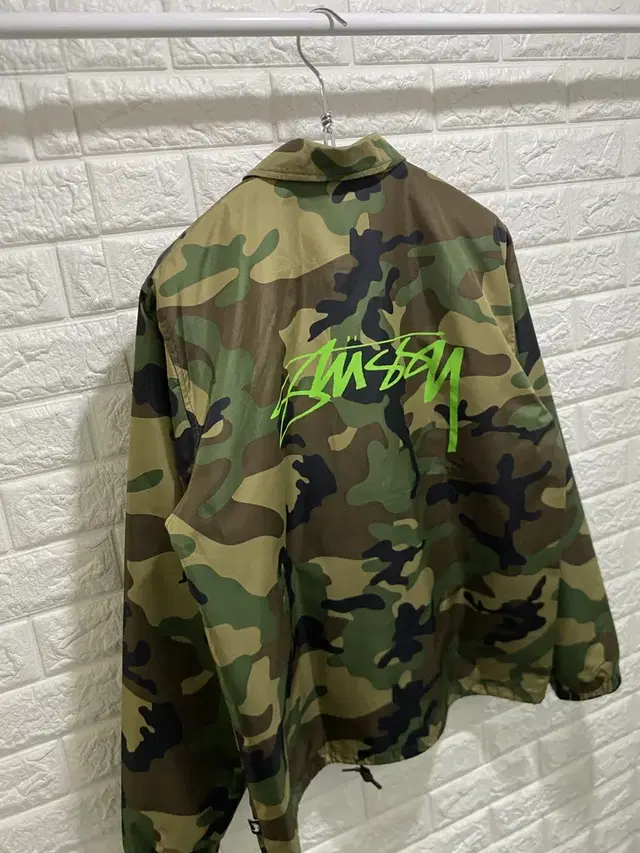 Stussy Camo Basic Logo Coach Jacket