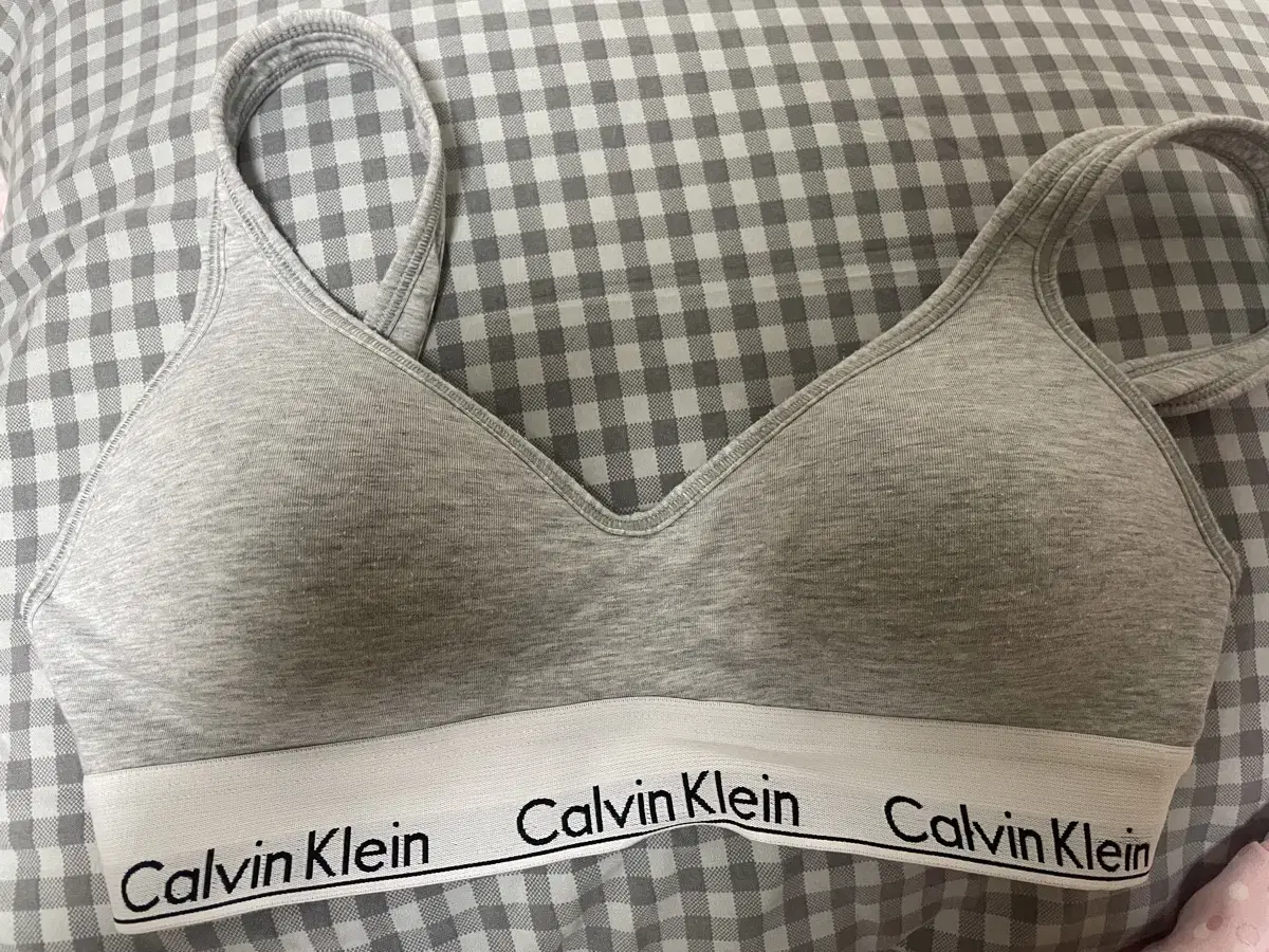 Calvin Klein bra size S gray