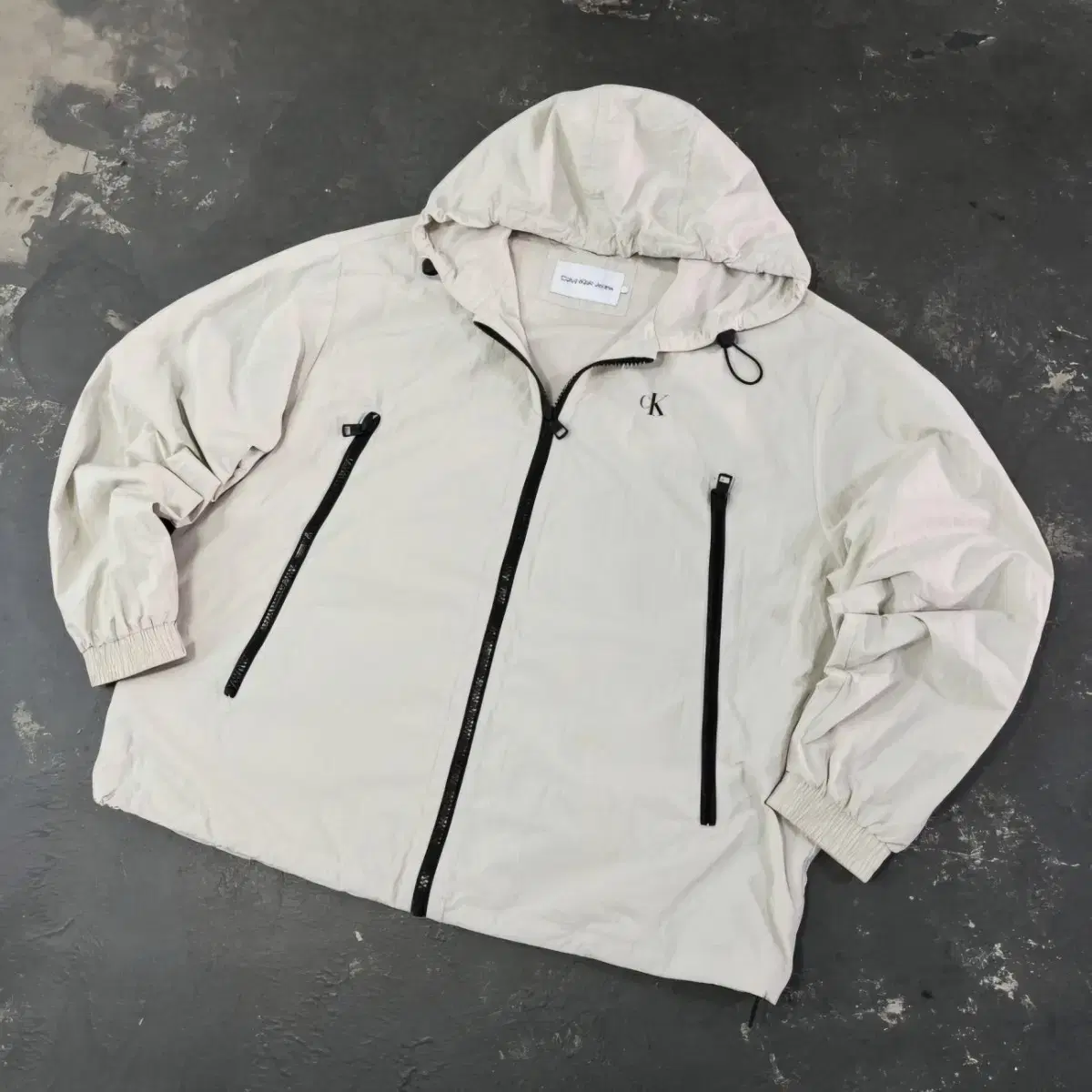 (L) Kelvin Klein Overfit Windbreaker Jacket