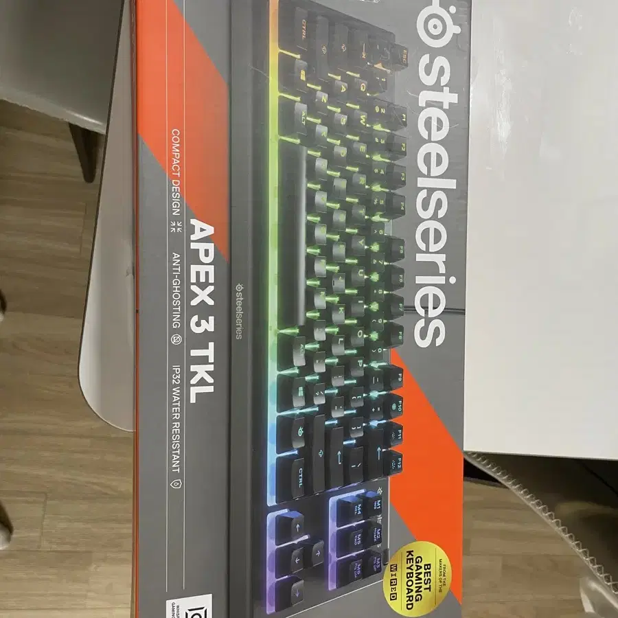 Steelseries apex3 tkl 미사용 키보드 판매