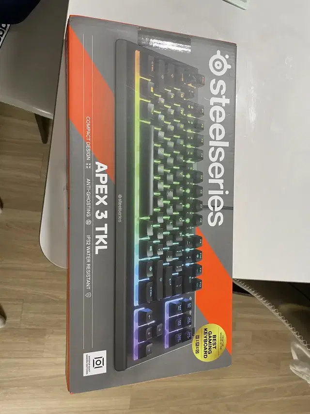 Steelseries apex3 tkl 미사용 키보드 판매