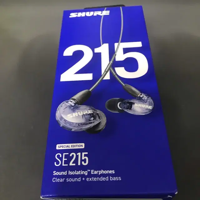 슈어 SHURE SE215 SPE PURPLE 이어폰