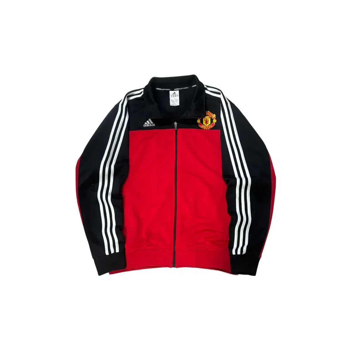 Adidas Man U Custom Jersey Black Red Black Track Top