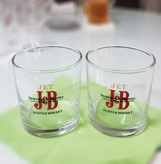 J&B 양주잔 위스키잔 술잔 칵테일잔 온더락스잔 1+1 일괄