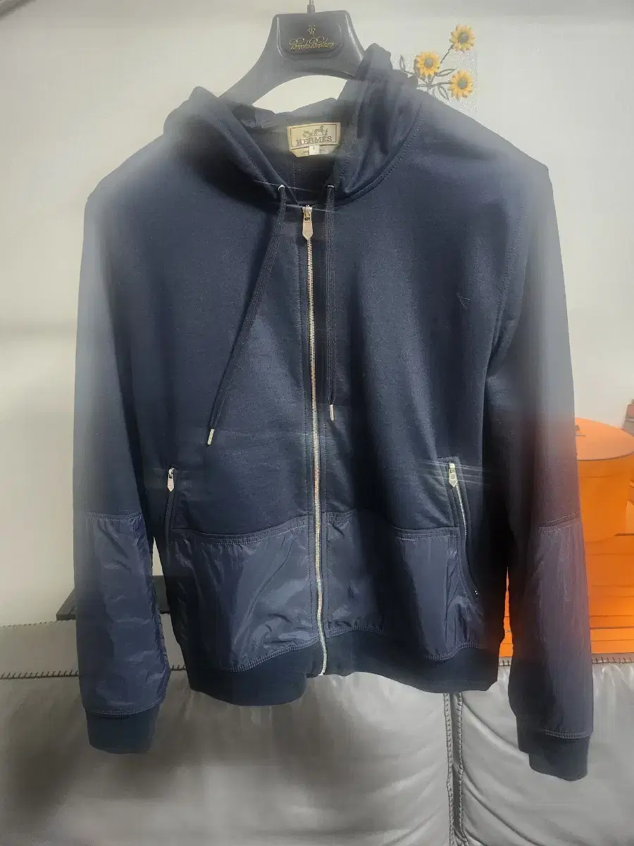 Hermès Hooded Zip-up S