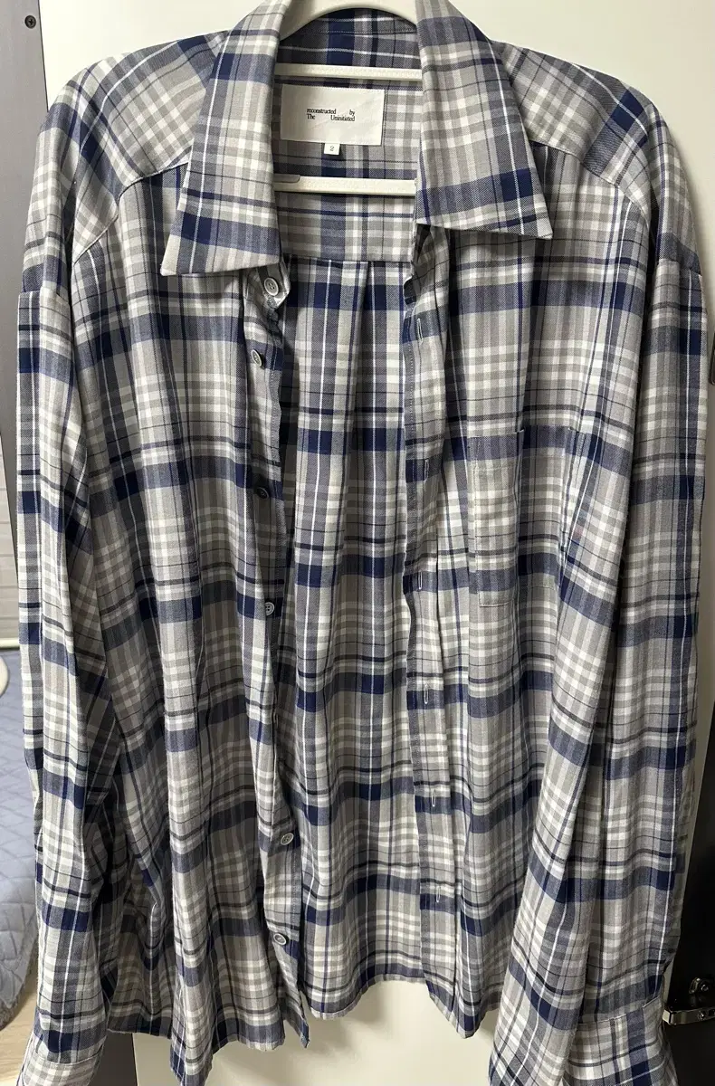 RBU Check Shirt Grey 2 sizes