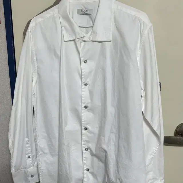 소신 cotton highneck shirts 화이트, 베이지 s 일괄