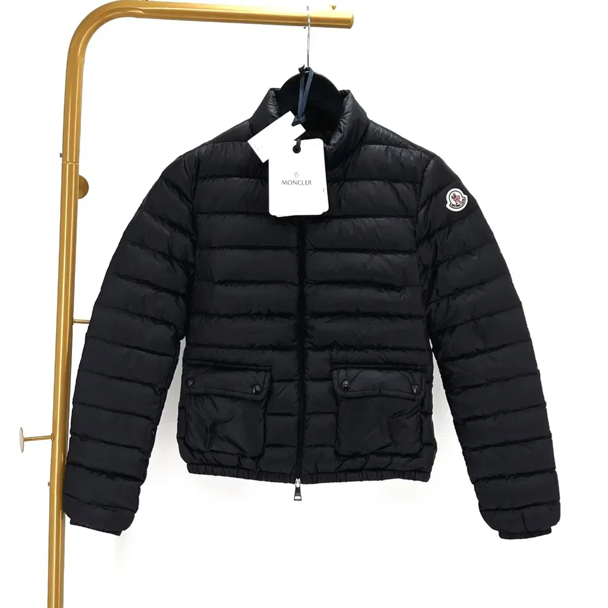 [Department Store Genuine] 21FW Moncler Lance Women's Lightweight Padding 0 Size Black