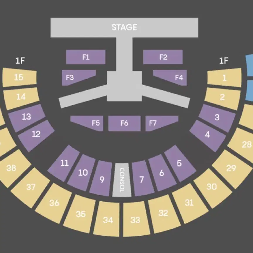 11/10 일 jx 콘서트 막콘 2층 35구역 7열 2연석 양도