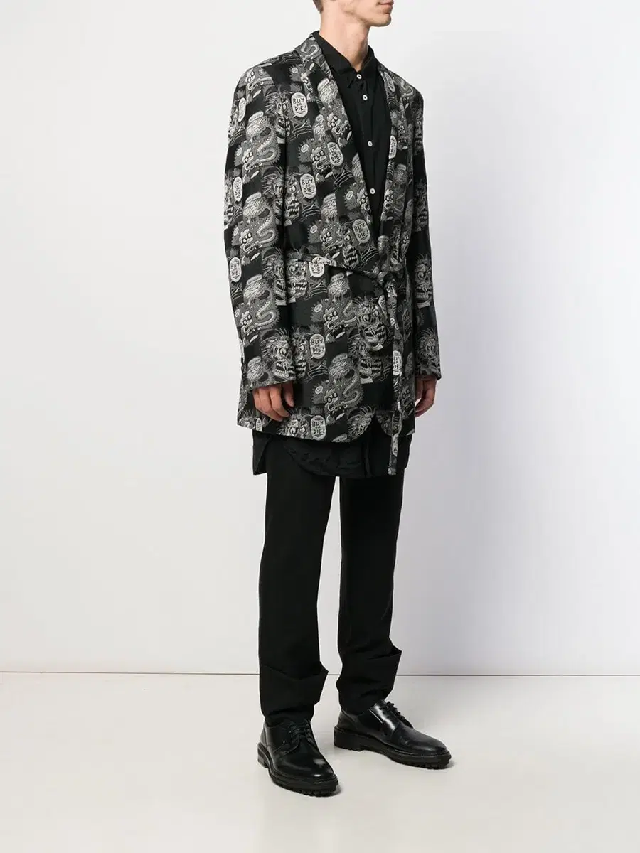 Comme des Garçons Homme Plus American Comic Jacquard Blazer