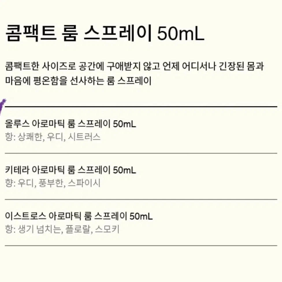 이솝 룸 스프레이 새상품(미개봉, 선물포장) 올루스 아로마틱