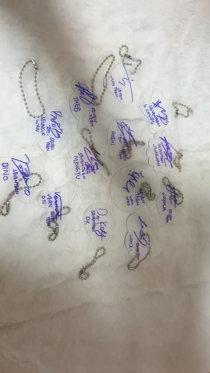 Seventeen Signed Keyring (Handmade)