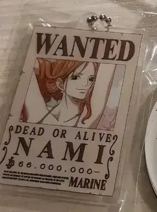 ONEPIECE Nami Most Wanted Keyring