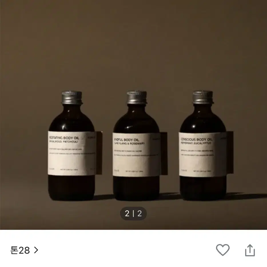 톤28 바디오일 100ml (일랑일랑) / 새상품