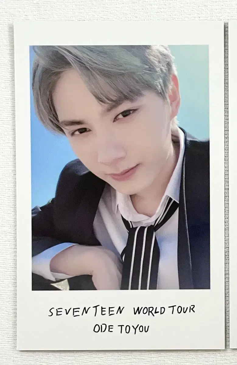 Seventeen jun Eau de Toilette Concert MD polaroid Transfer of photo kard