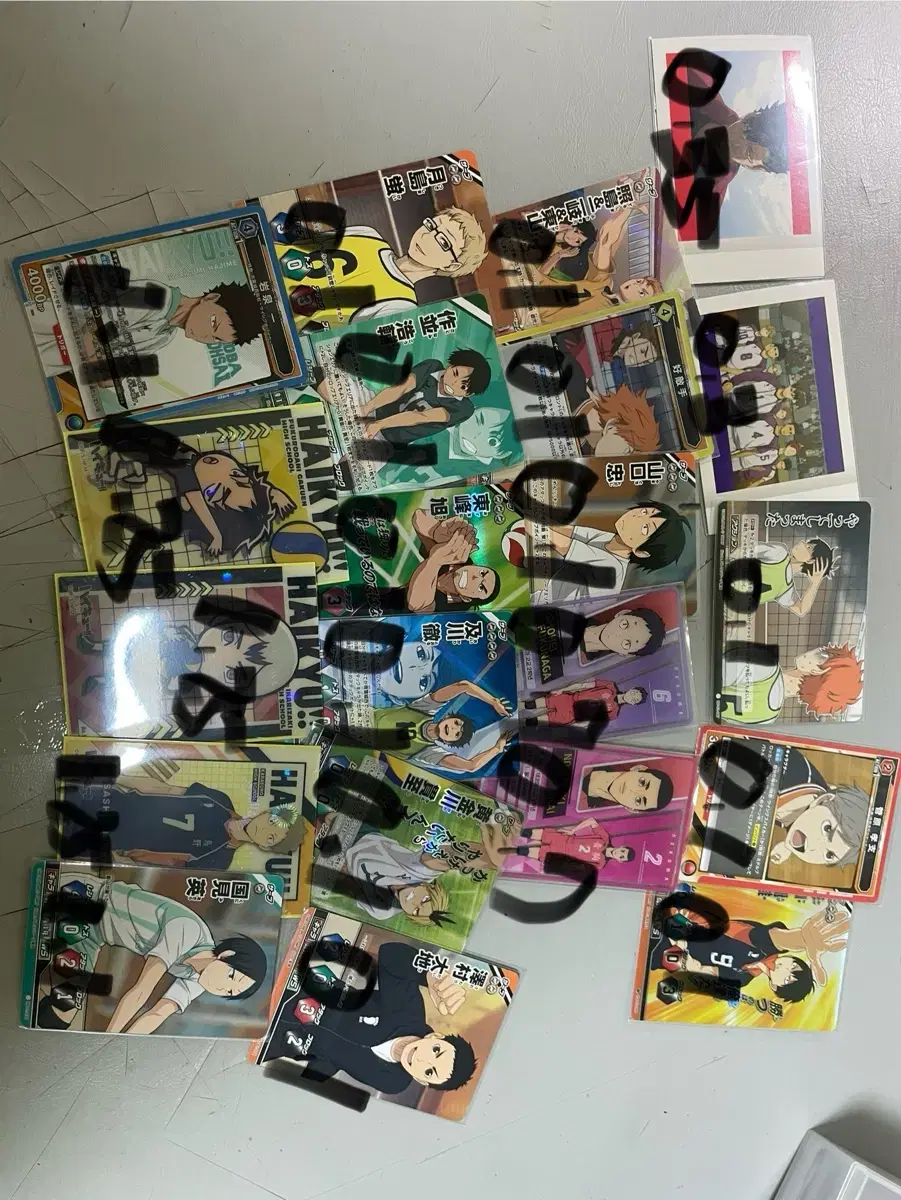 Haikyuu kard sell it!