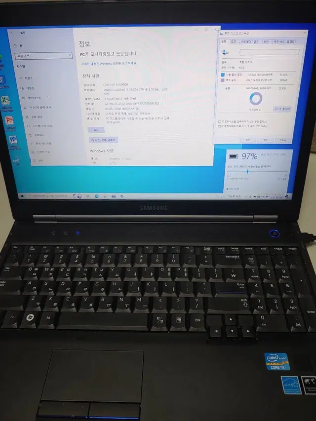 삼성 노트북(i5+8램+240SSD)