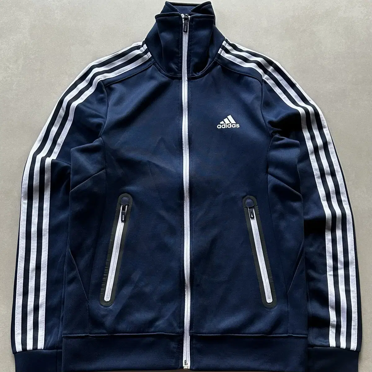 [M]Adidas Navy Track Top Jersey