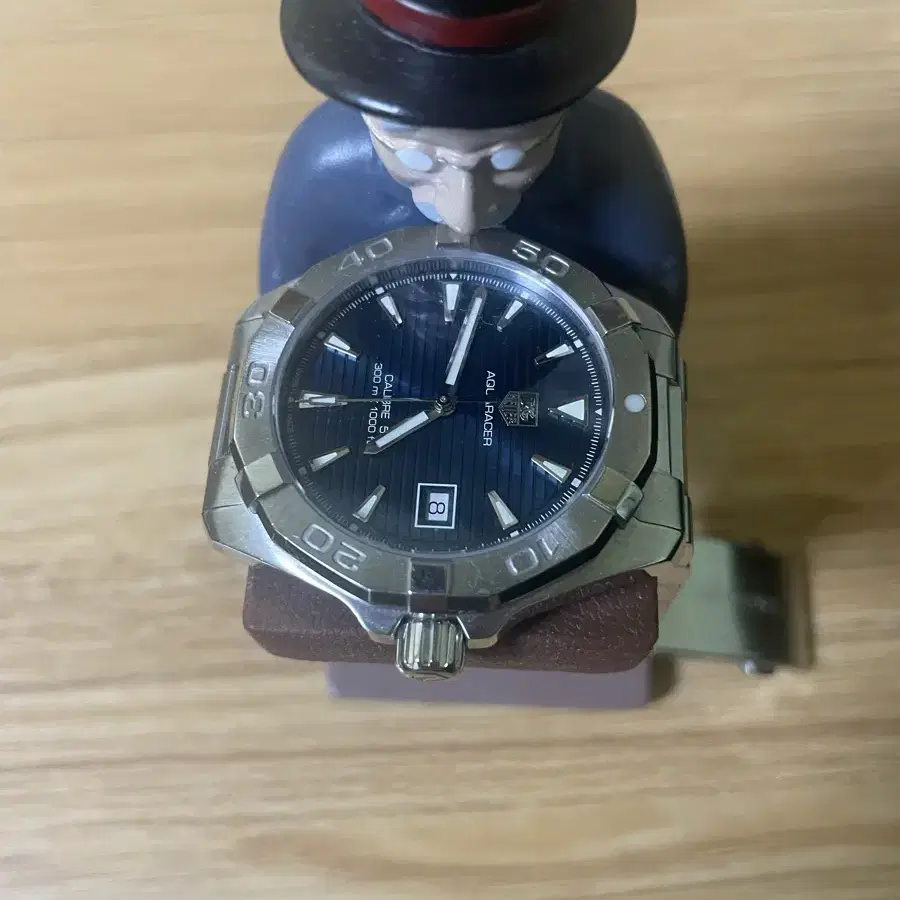 태그호이어 아쿠아레이서 41mm 스틸 청판