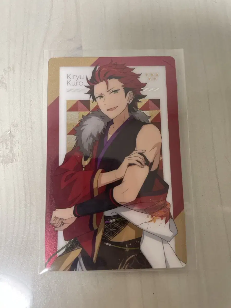 Ensemble Stars Kiryu Kuro Tsukinaga Leo photocard.