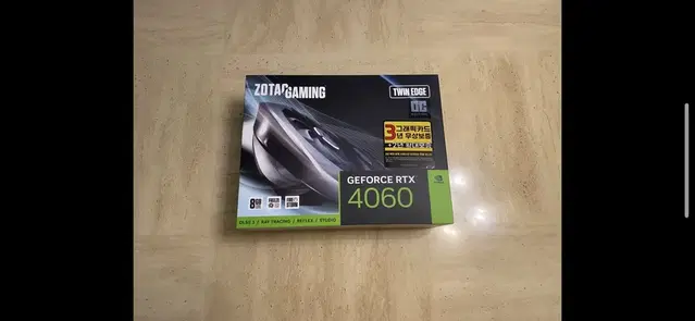 zotac 4060 8gb (미개봉)