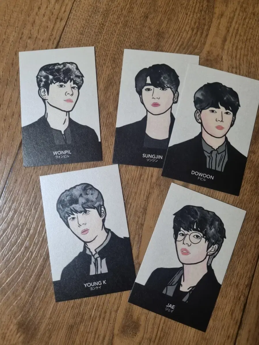 Day 6 Caricature Photo Cards in Bulk