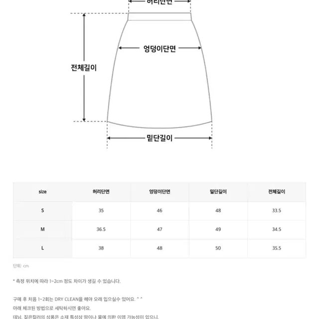 새상품) 쇼퍼랜드 디바인 로우 데님 미니 스커트/S사이즈