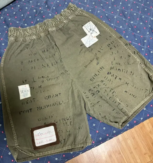 Kapital cotton burberry remake shorts