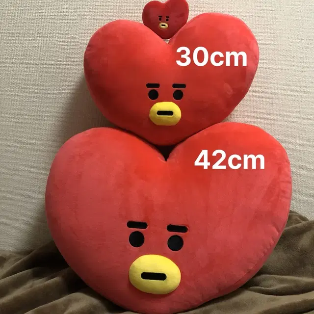 방탄소년단 BT21 TATA 타타 얼굴 쿠션 30cm 42cm 키링