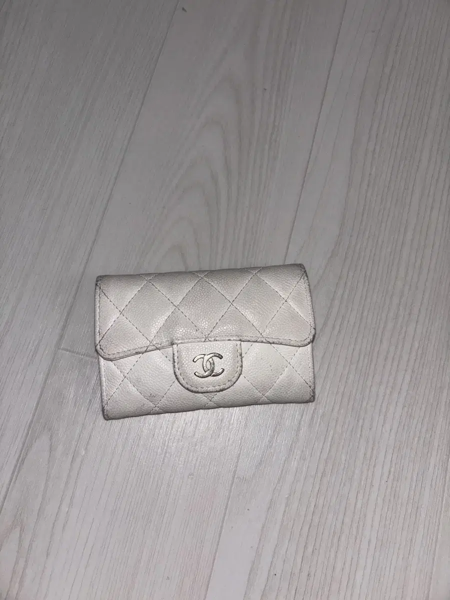 Chanel Classic Ticking Double Flap Wallet